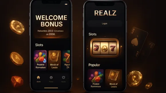 Realz Casino App Banner